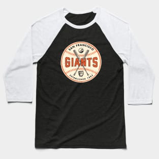 Retro San Francisco Giants 2 by Buck Tee Baseball T-Shirt